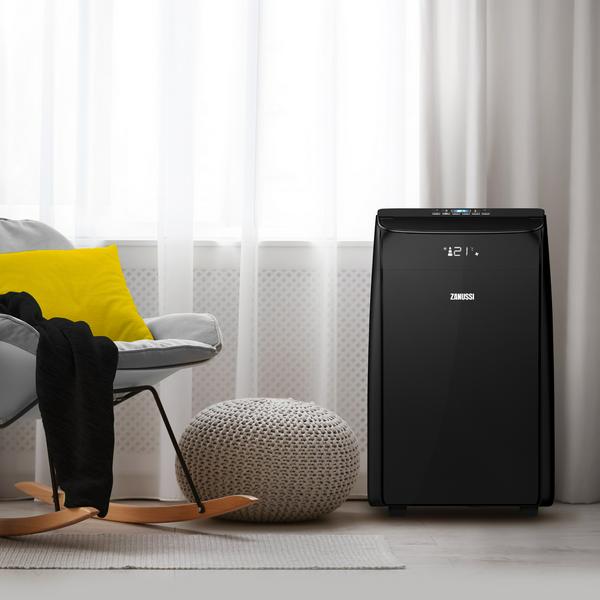 Кондиционер мобильный Zanussi Massimo Solar ZACM-12 NYK/N1 Black
