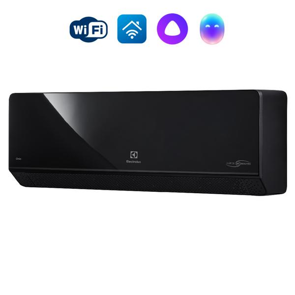 Сплит-система инверторного типа Electrolux Onix Super DC EACS/I-12HIX-BLACK/N8 комплект с Wi-Fi
